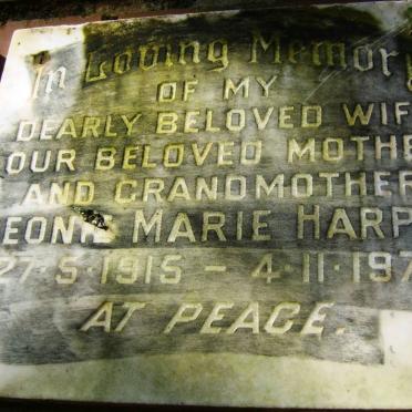 HARPER Leonie Marie 1915-1978