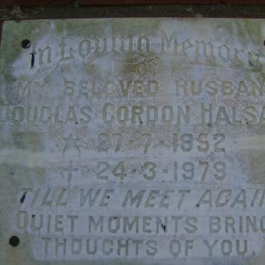 HALSALL Douglas Gordon 1952-1979