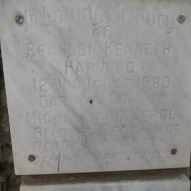 HARVARD Brandon Kenneth -1980