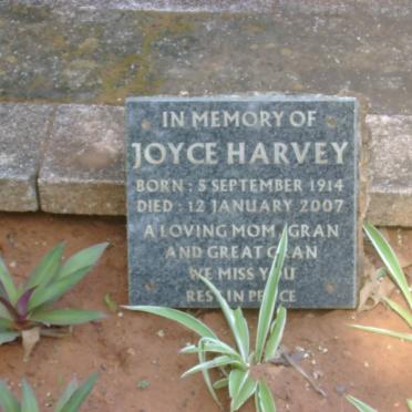 HARVEY Joyce 1914-2007