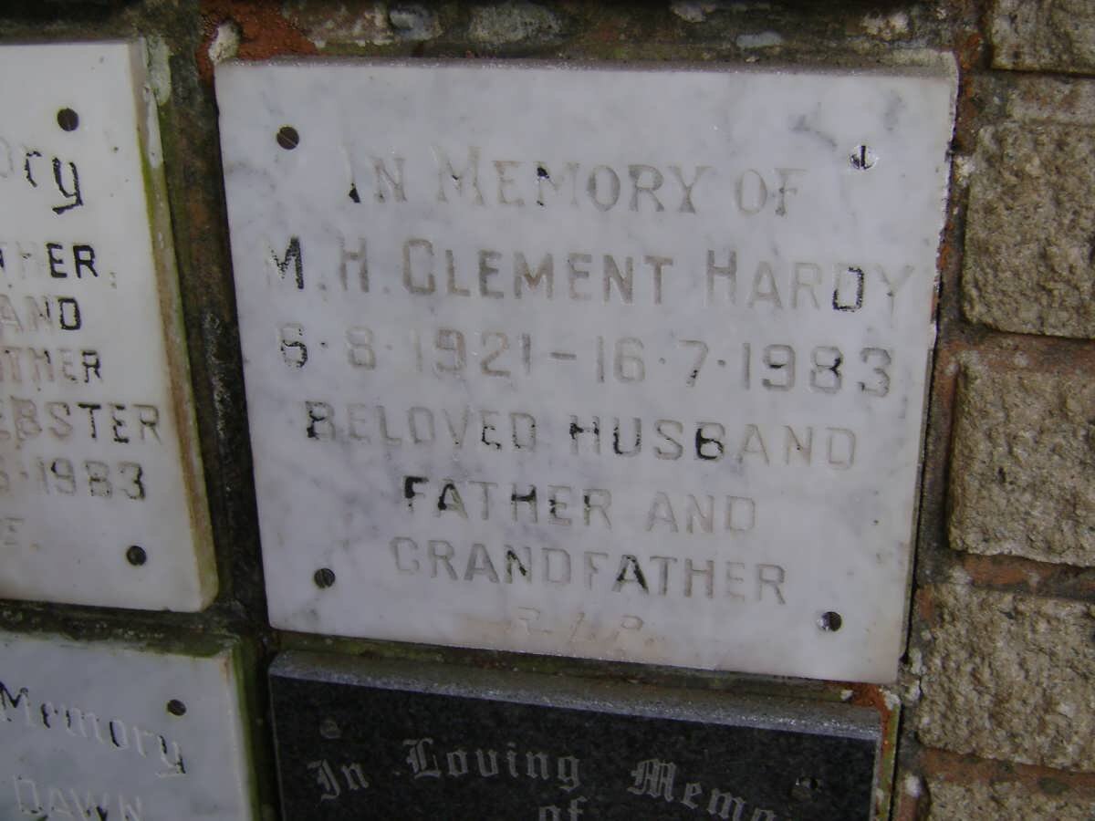 HARDY M.H. Clement 1921-1983