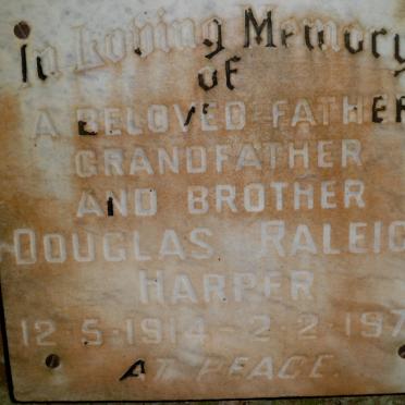 HARPER Douglas Raleigh 1914-1979