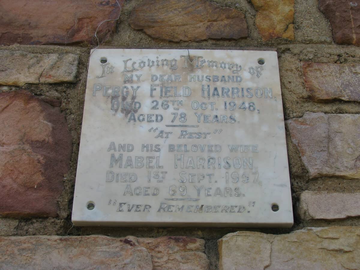 HARRISON Percy Field -1948 &amp; Mabel -1957
