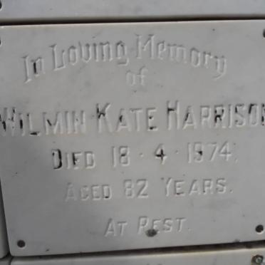 HARRISON Wilmin Kate -1974