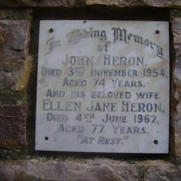 HERON John -1954 &amp; Ellen Jane -1962