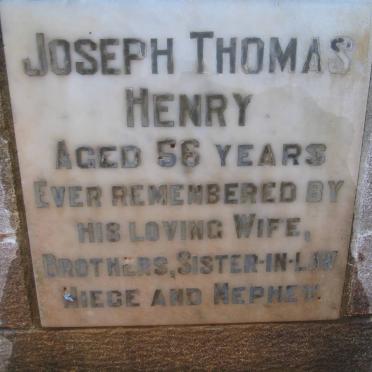 HENRY Joseph Thomas 