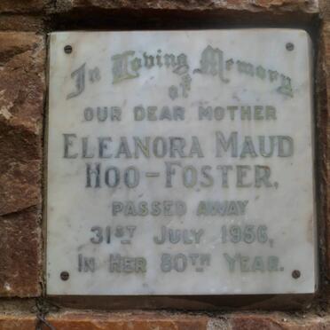 HOO-FOSTER Eleanora Maud -1956