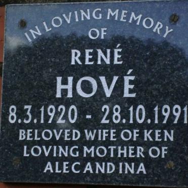 HOVE Rene 1920-1991