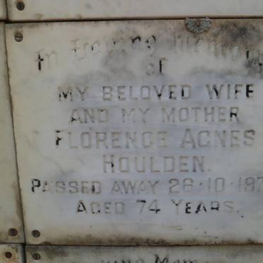 HOULDEN Florence Agnes -1972