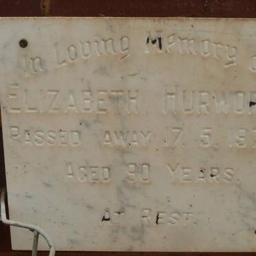 HURWORTH Elizabeth -1972