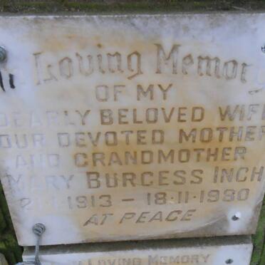 INCH Mary Burgess 1913-1980