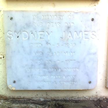 JAMES Sydney -1949 &amp; Mam -1977