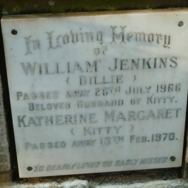 JENKINS William -1966 &amp; Katherine Margaret -1970
