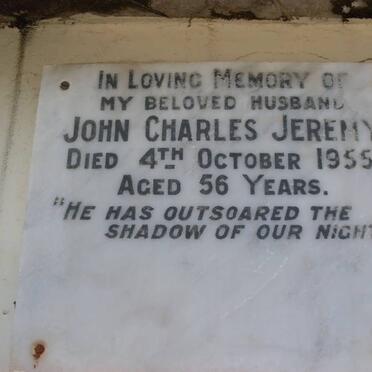 JEREMY John Charles -1955