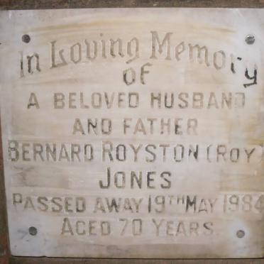 JONES Bernard Royston -1984