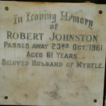 JOHNSTON Robert -1961