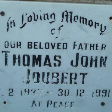 JOUBERT Thomas John 1937-1991