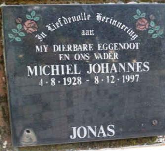 JONAS Michiel Johannes 1928-1997