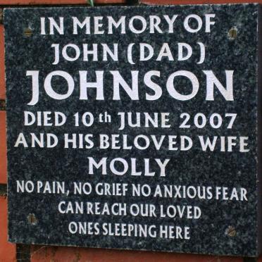 JOHNSON John -2007 &amp; Molly