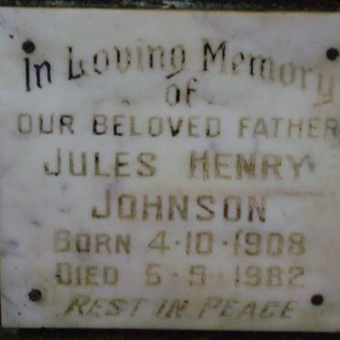 JOHNSON Jules Henry 1908-1982