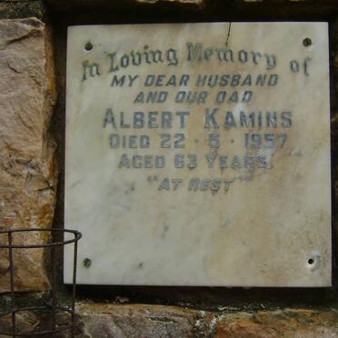 KAMINS Albert -1957