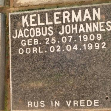 KELLERMAN Jacobus Johannes 1909-1992
