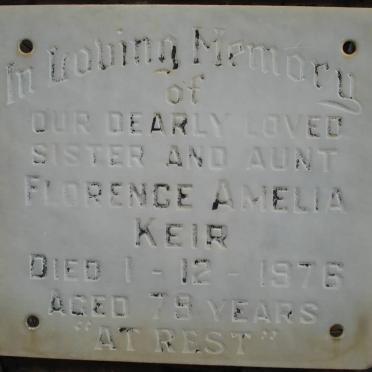 KEIR Florence Amelia -1976
