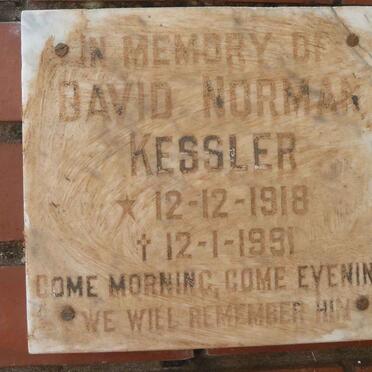 KESSLER David Norman 1918-1991