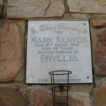 KENYON Mark -1948 