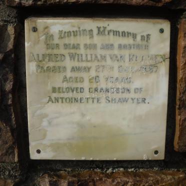 KEENEN Alfred William, van -1957