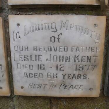 KENT Leslie John -1977