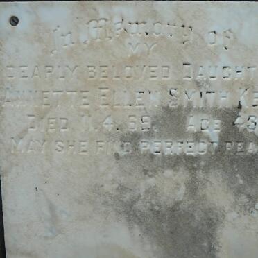 KEY Annette Ellen Smith 1889-1943