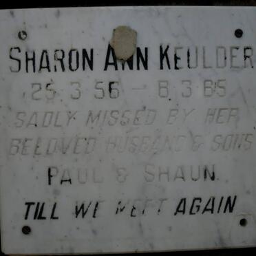 KEULDER Sharon Ann 1956-1985