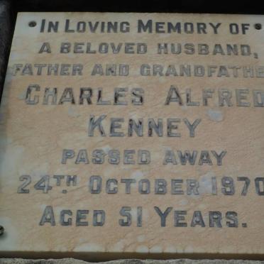 KENNY Charles Alfred -1970
