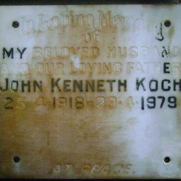KOCH John Kenneth 1918-1979