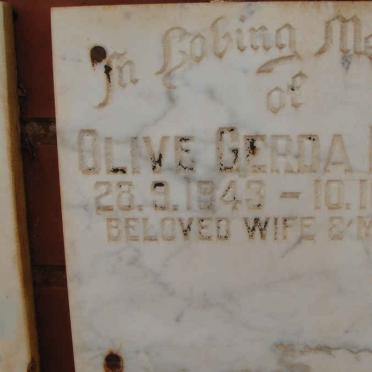 KOPKE Olive Gerda 1943-1990