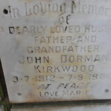 KIRKWOOD John Dorman 1912-1980