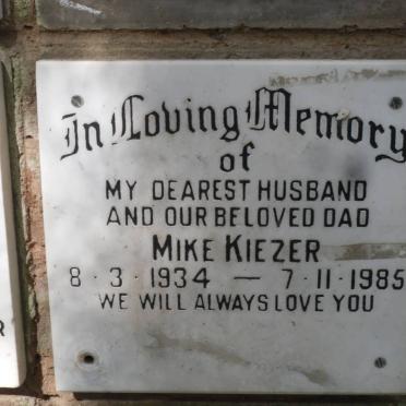 KIEZER Mike 1934-1985