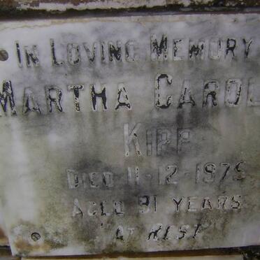 KIPP Martha Caroline -1975
