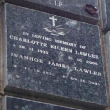 LAWLER Ivanhoe James 1932-2006 &amp; Charlotte Eileen 1935-2006