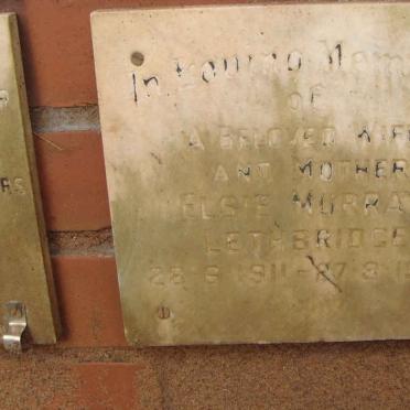 LETHBRIDGE Elsie Murray 1911-1973