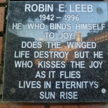 LEEB Robin E. 1942-1996