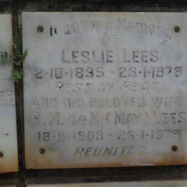LEES Leslie 1895-1978 &amp; R.M. de M. 1908-1978
