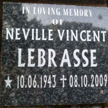 LEBRASSE Neville Vincent 1943-2009