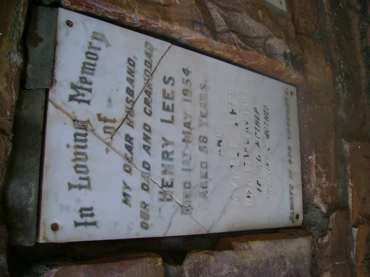 LEES Henry -1954 &amp; Myrtle -1987