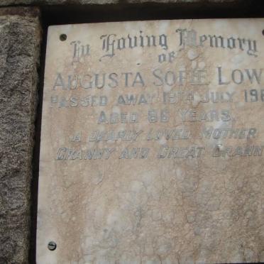 LOWE Augusta Sofie -1968