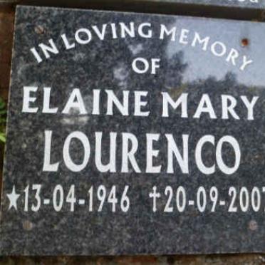 LOURENCO Elaine Mary 1946-2007