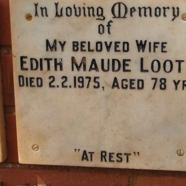 LOOTS Edith Maude -1975