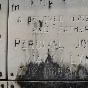 LYNN Percival Joseph Jack 1908-1972