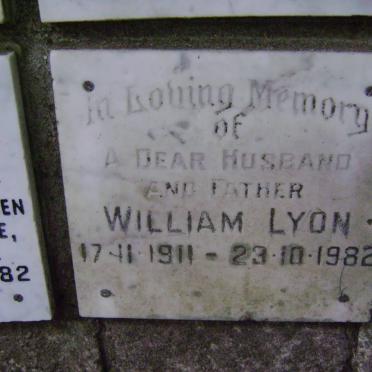 LYON William 1911-1982